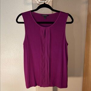 Banana Republic Magenta Sleeveless Blouse Small